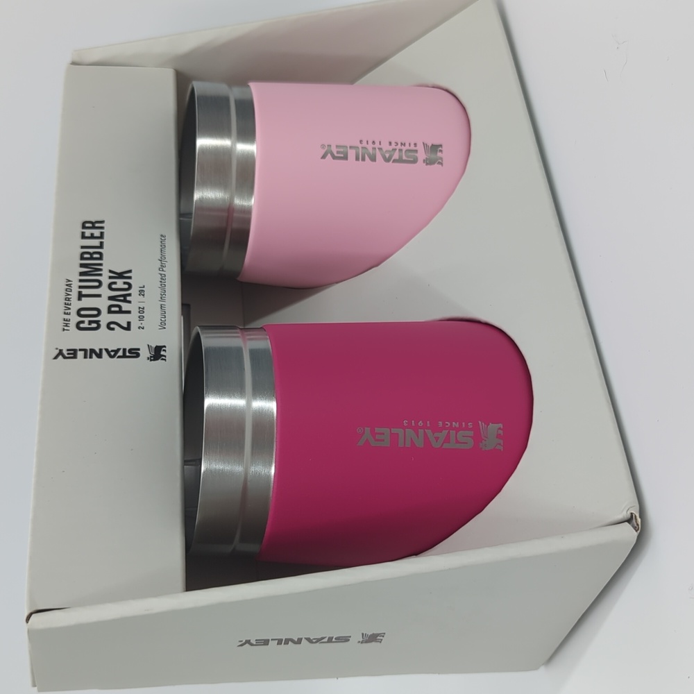 Stanley NWT Pink 2 Pack Everyday Go Tumbler 2 x 10 oz - Picture 5 of 9